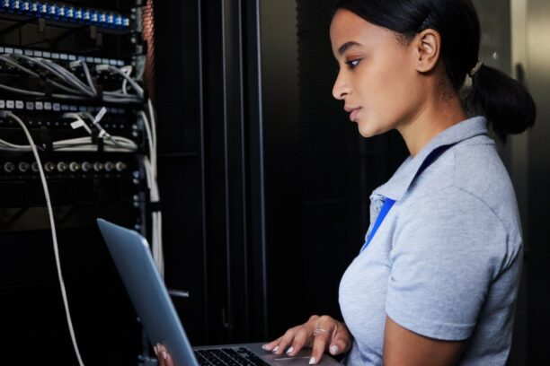 GDH earns CMMC Level 2 certification with IT professional in data center