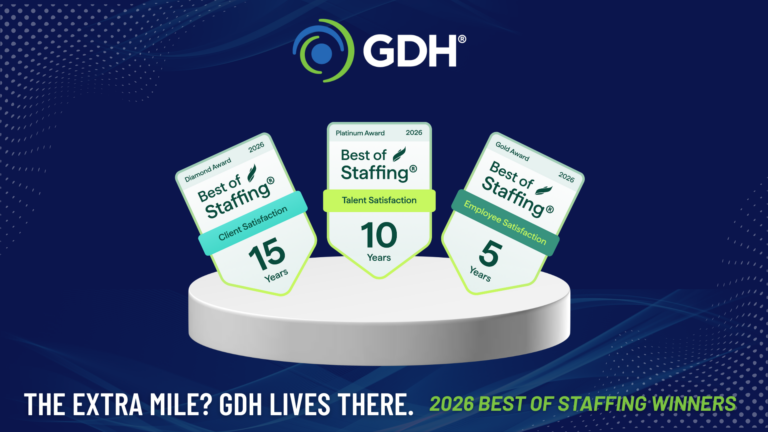 GDH Celebrates 17 Years of Client, 14 Years of Talent, and 6 Years of Employee Best of Staffing Awards