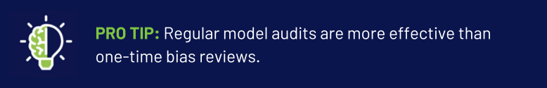 Pro tip: Regular model audits outperform one-time bias reviews in AI hiring