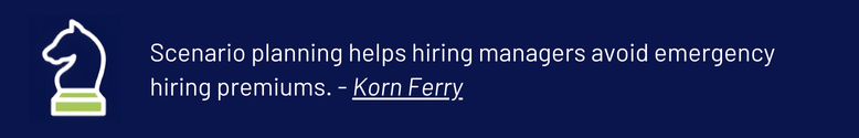 Scenario Planning Helps Avoid Emergency Hiring Premiums - Korn Ferry